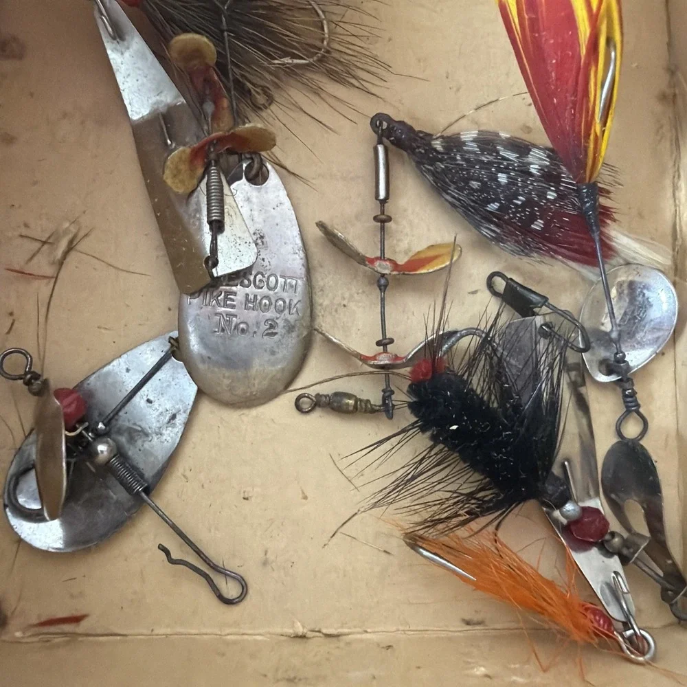 Oren O Matic Fly Reel With Original Box No 1140 With Lures
